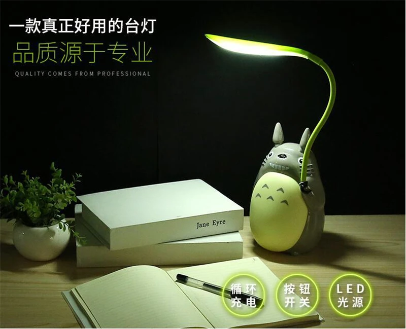 

Cartoon Totoro Night Lights USB Charging Creative Animal Led Night Light Bedside Table Lamp For Children Kids Gift Room Decor