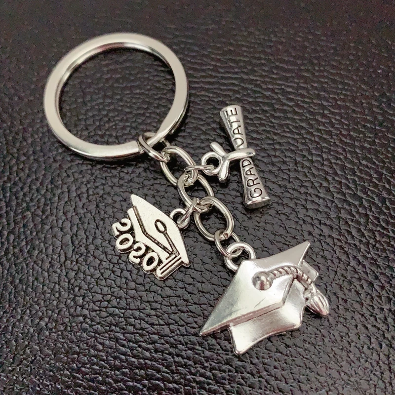 1 keychain diploma graduation cap 2020 2021 2022 science school inspirational gift jewelry | Украшения и аксессуары