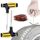 Набор инструментов для ремонта автомобильных шин, комплект для бескамерных шин, инструмент для верховой езды на велосипеде, гаражный инструмент