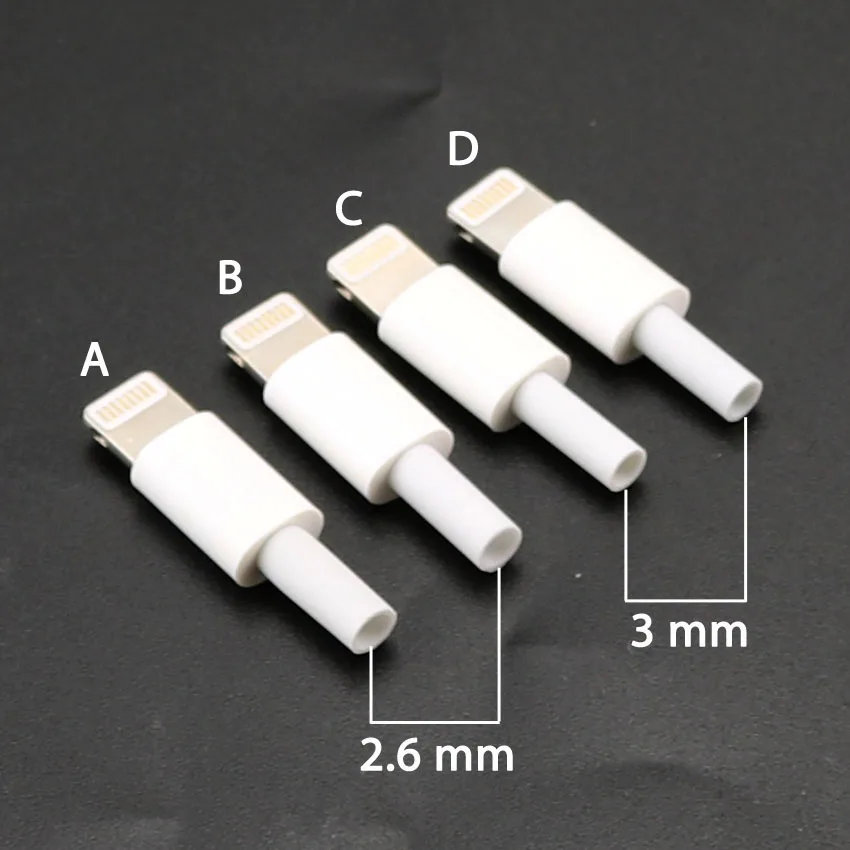 Штекер для зарядки 10 комплектов USB-разъем iphone штекер с разъемом чип-платы сварка