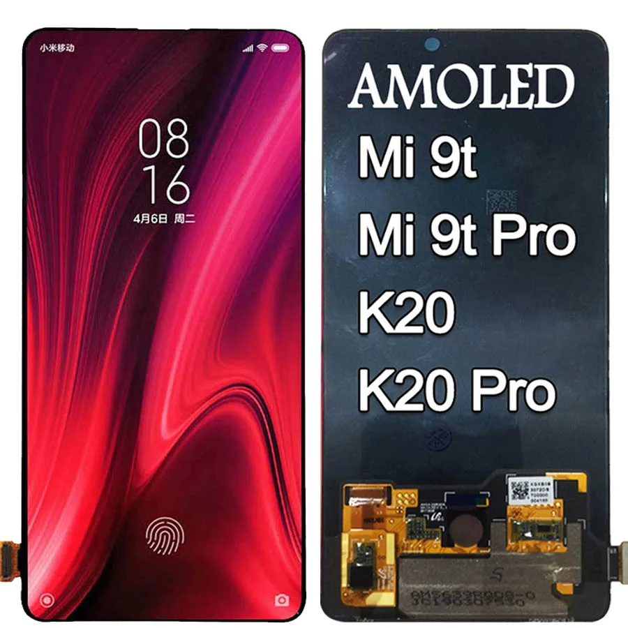 ЖК дисплей AMOLED 6 39 дюйма для Xiaomi Mi 9t Pro сенсорный экран с дигитайзером в сборе Redmi K20