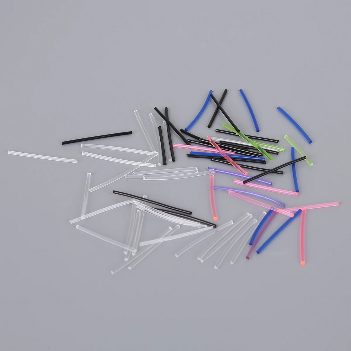 

100-150 шт./лот модные черные, белые, прозрачные красочные пластиковые гипоаллергенные ушные палочки для ювелирных изделий, оптовая продажа се...