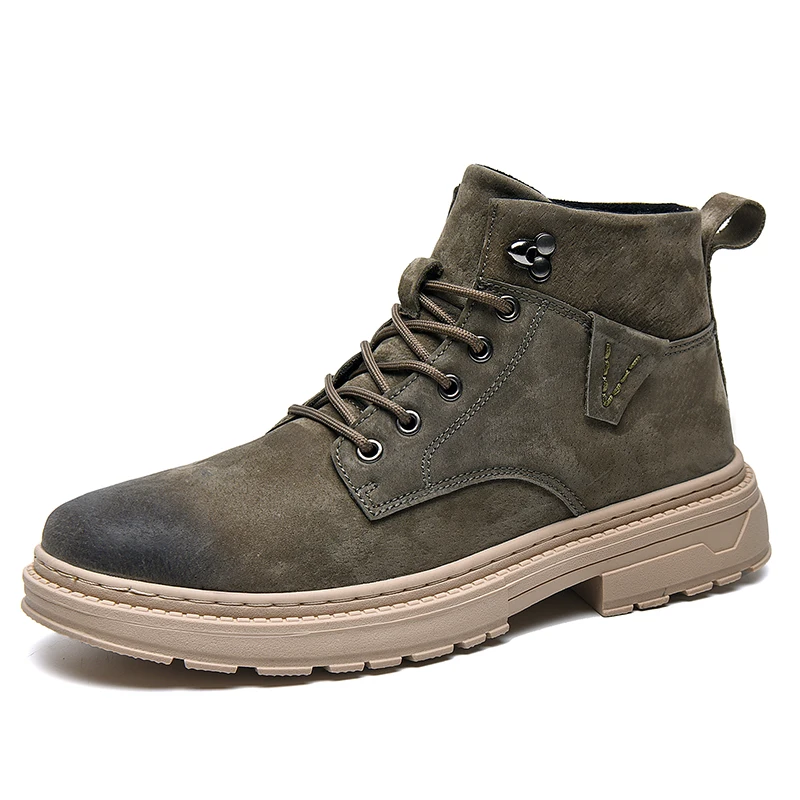 Весна 2020 мужские ботинки MOOREGOOD Мужская водонепроницаемая обувь уличная мужская