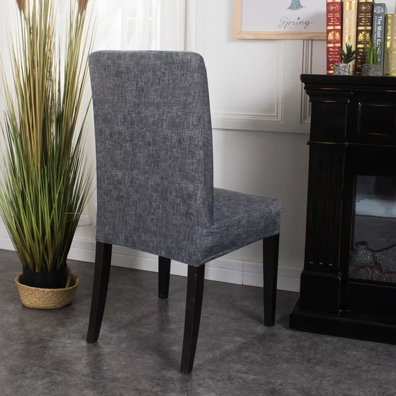 Защитный чехол для стула в полоску с крестиком чехлы спандекс столовой стрейч