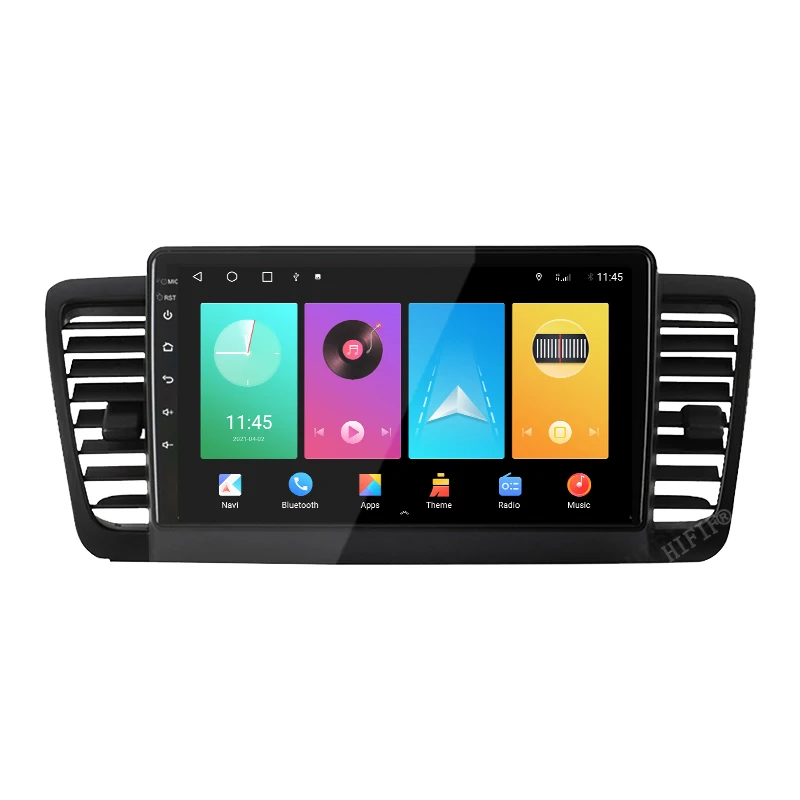 Автомагнитола 2 Din мультимедийный видеоплеер навигация GPS Android для Subaru Outback 3 Legacy 4
