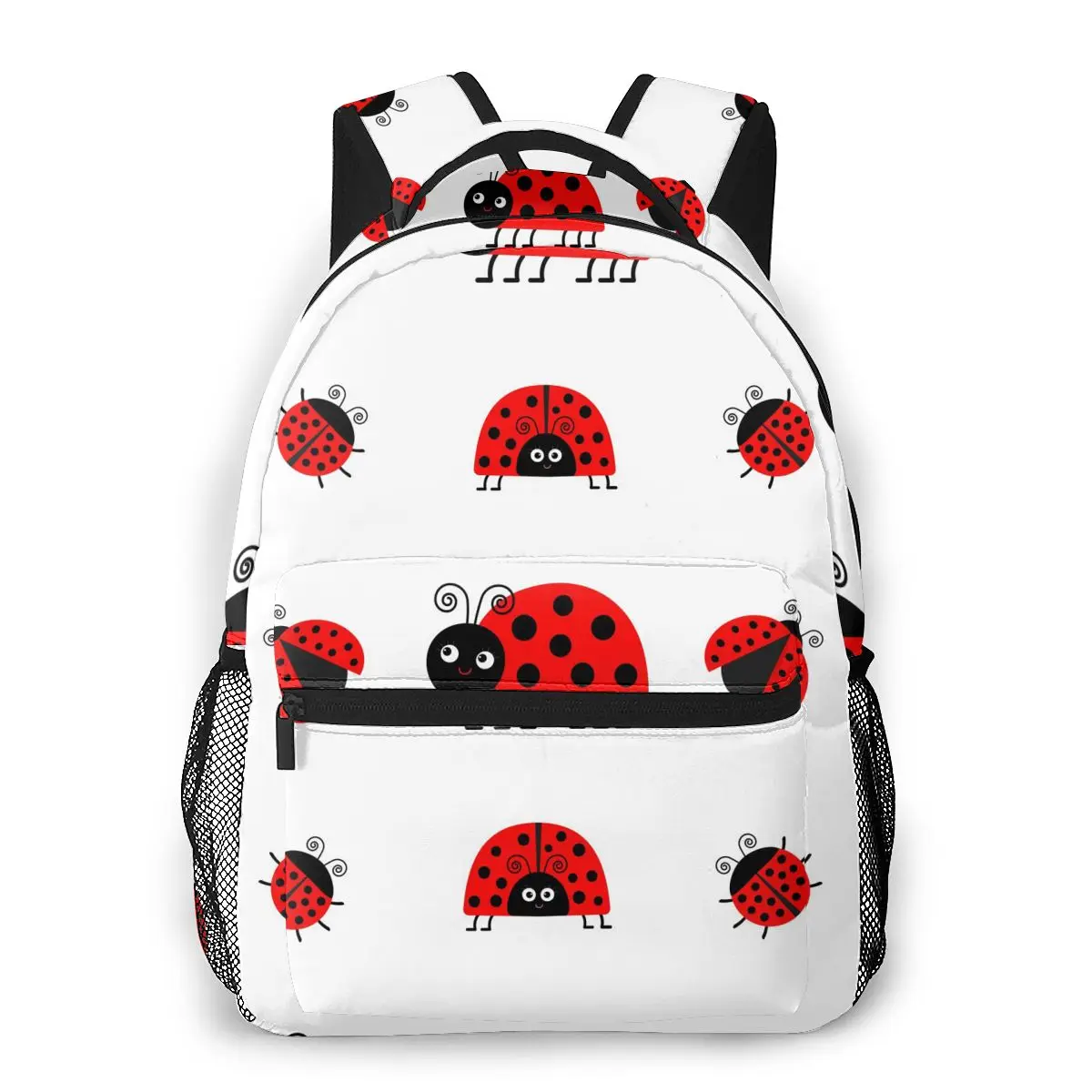 

Backpack Women Shoulder Bag For Teenage Girls Ladybug Ladybird Funny Baby Insect Bagpack Female Ladies School Backpack