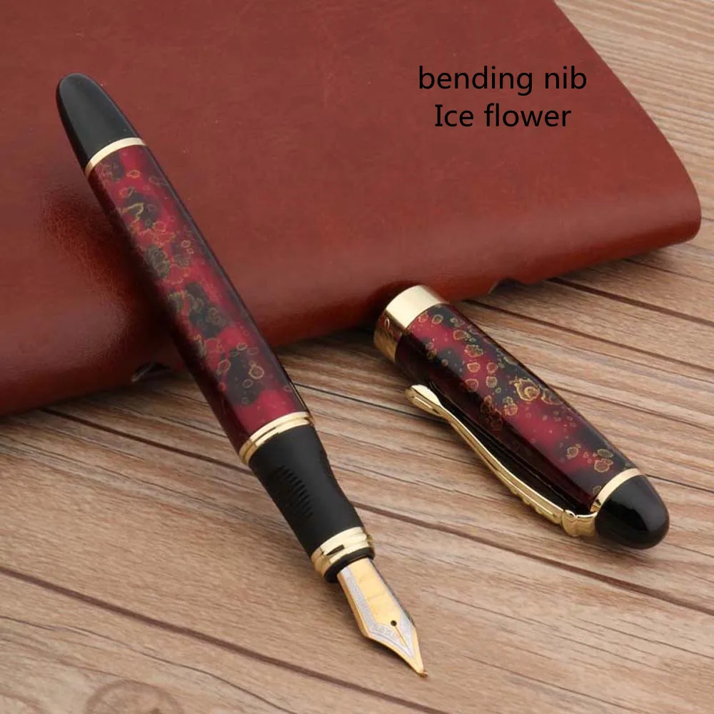 

Перьевая ручка JINHAO X450 с гибким наконечником темно-красная, черная, золотая