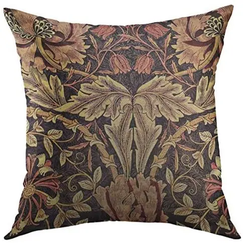 

Pooizsdzzz Decorative Throw Pillow Cover for Couch Sofa,Honeysuckle William Morris Vintage Design Home Decor Pillow Case 1