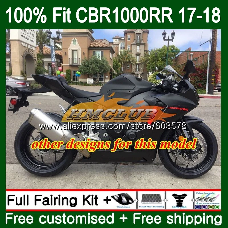 Впрыска + бак для HONDA CBR1000 RR CBR 1000 2017 2018 128CL. 24 1000RR CBR1000RR 17 18 Обтекатели глянцевый