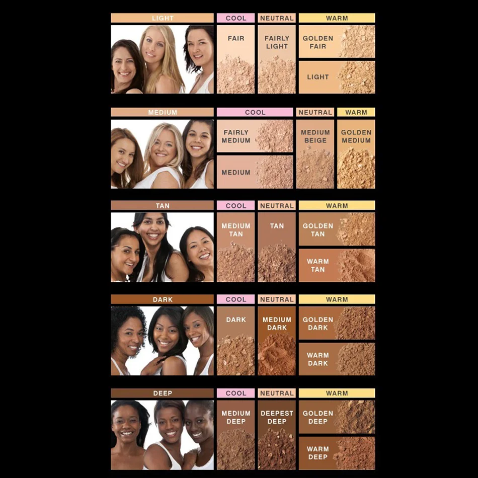 

70 colors private label foundation for white nentural dark skin tones