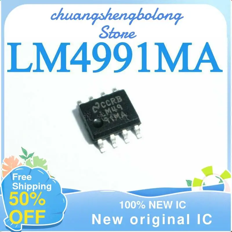 

10-200PCS LM4991 LM4991MA LM4991MAX New original IC