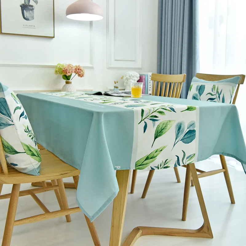 Free Shipping Floral Print Waterproof Table Cloth Oil-Proof/Waterproof Stain-Resistant Cover for Outdoor and Indoor | Дом и сад