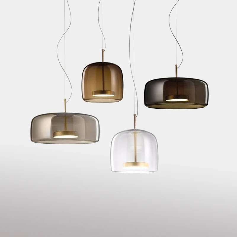 Современный Стеклянный светодиодный подвесной светильник лампа