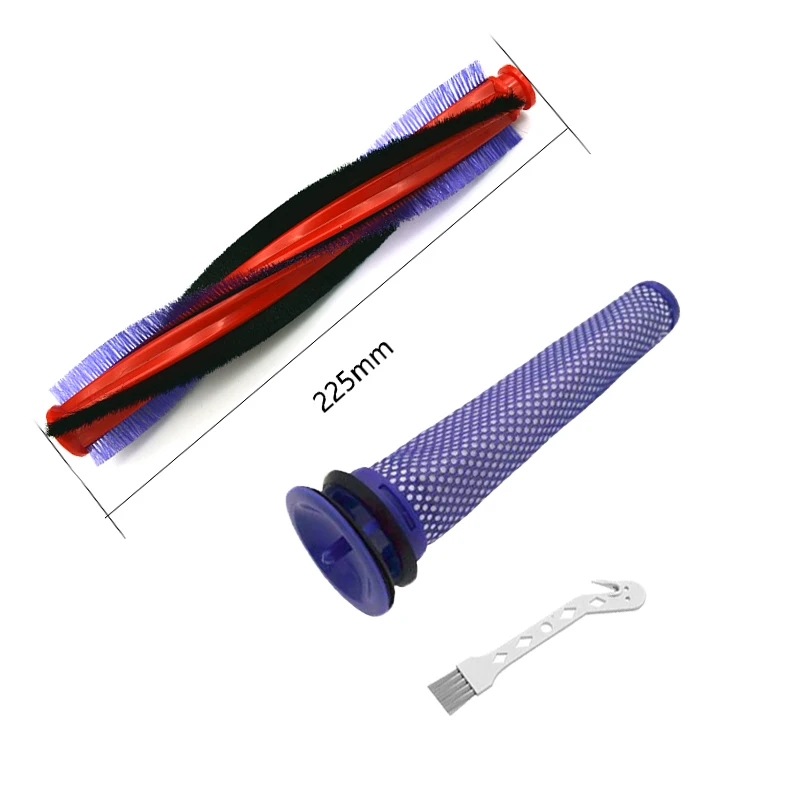 Аксессуары для роликов с нейлоновой щетиной 225 мм фильтр щетки DYSON V6 DC59 DC62 SV073 SV03