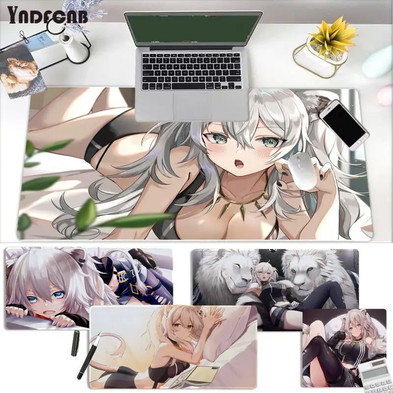 

Botan Hololive Anime Non Slip PC Rubber Mouse Durable Desktop Mousepad Size For Cs Go LOL Game Player PC Computer Laptop