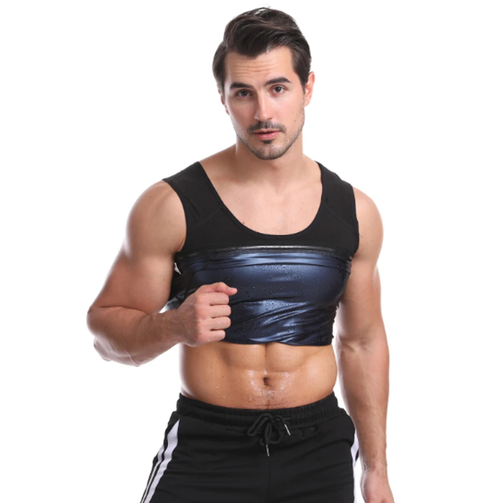 Мужская корректирующая одежда неопреновый жилет для сауны корректор фигуры