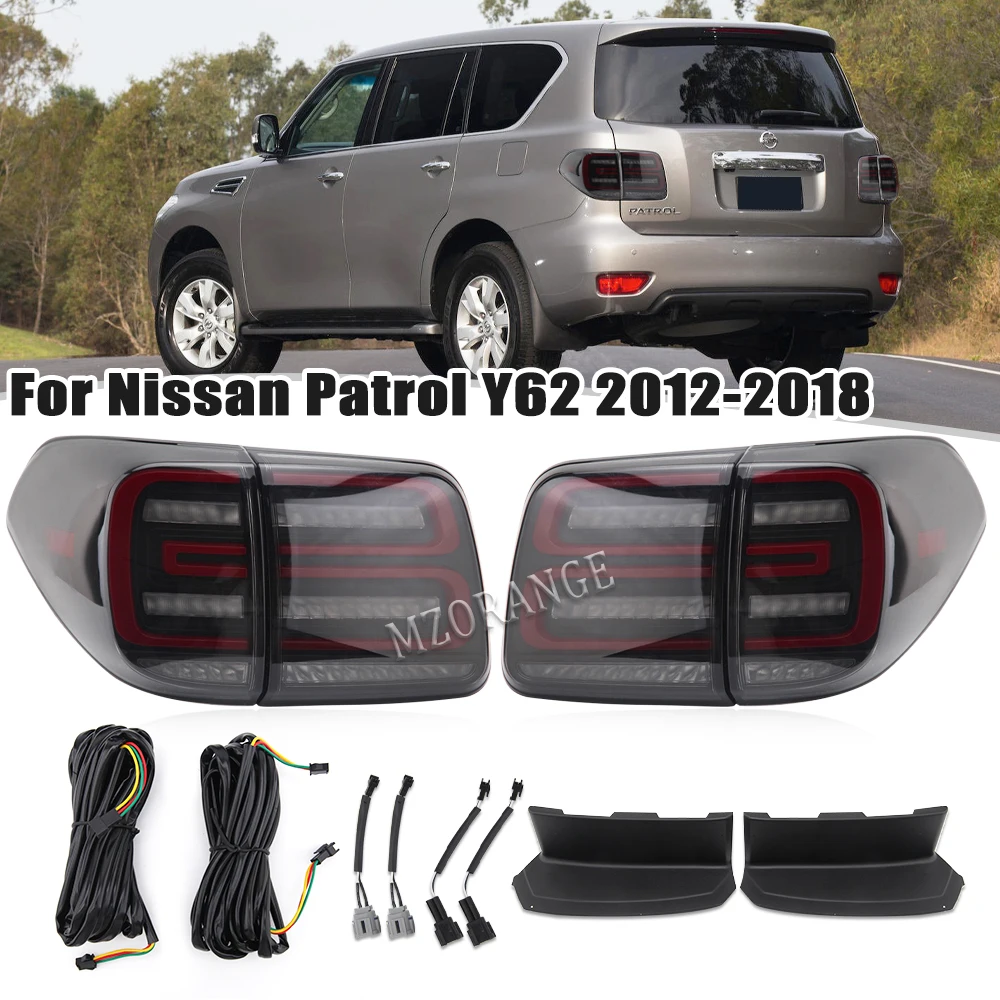 

Car Rear Driving Signal Styling LED Tail Light For Nissan Patrol Y62 2012 2013 2014 2015 2016 2018 Brake Reverse Warning Lamp