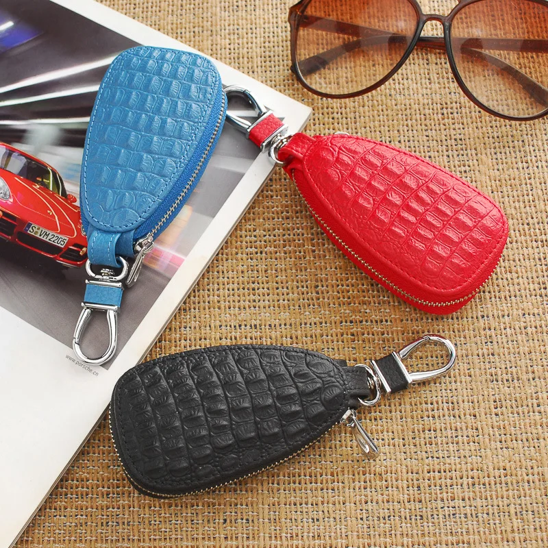 

Лидер продаж 2020, кошелек для ключей из натуральной кожи, Женский чехол для ключей на молнии, чехол-Тыква с кольцом для хранения в автомобиле, ...