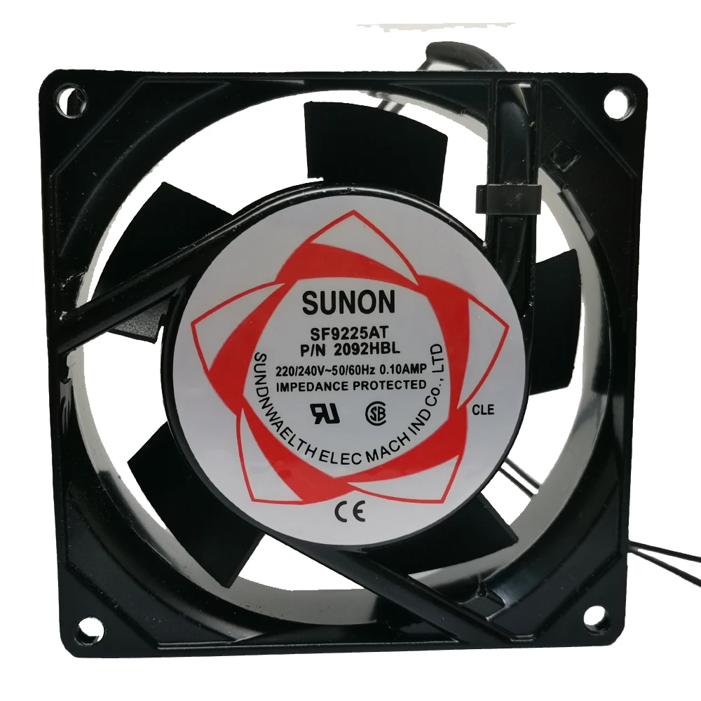 

New 9225 ball 9cm fan sf9225at2092hbl cooling fan 220V axial flow 92*92*25mm