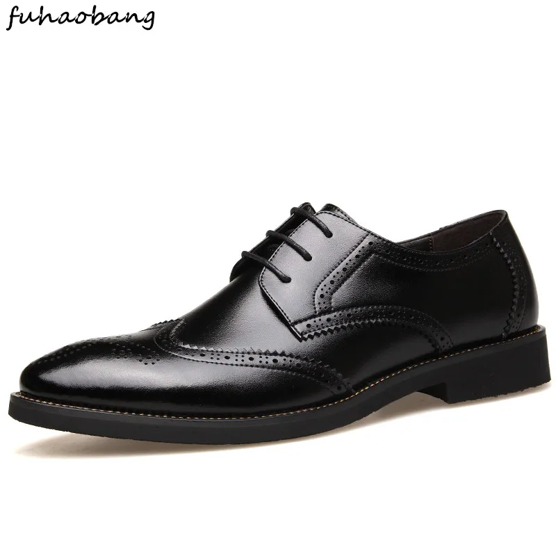 Модельные туфли из натуральной кожи Сезон весна-осень Модные брендовые