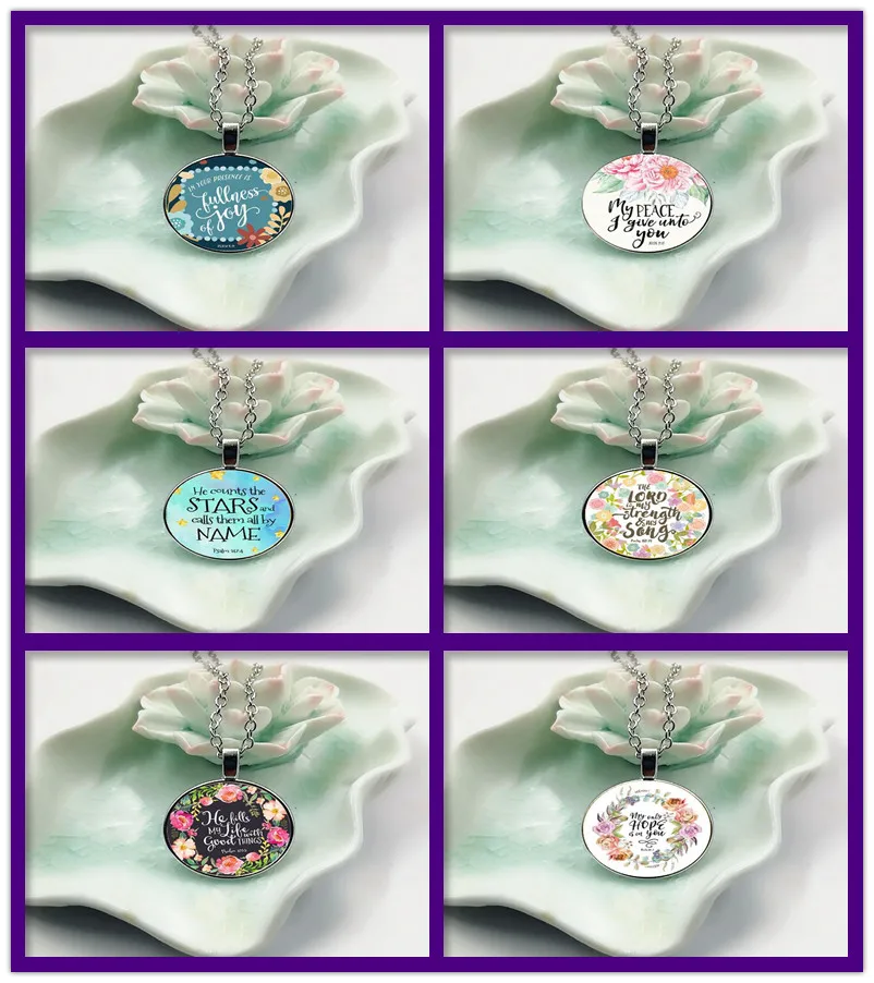 

New Psalm 147:4 He Counts The Stars and Calls Them All by NAME Bible Verses Nursery Verse Necklace Fashion