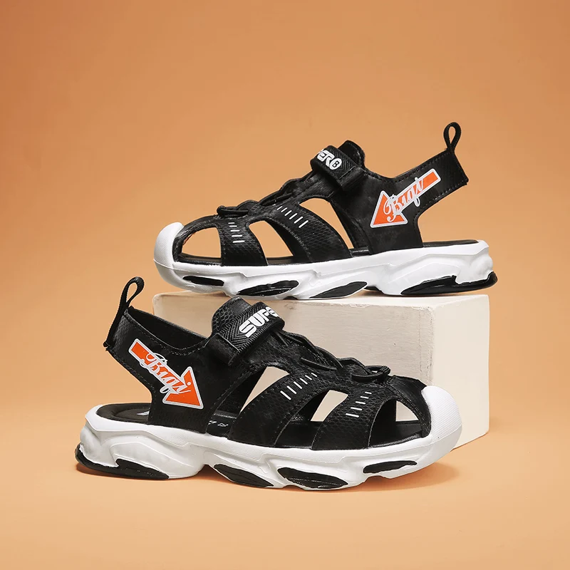 Детские повседневные сандалии EOSNYX светильник дышащие пляжные туфли мягкая