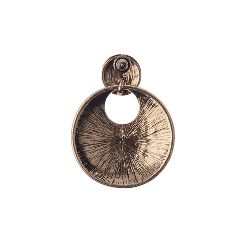 CARTER LISA Женские Геометрические простые металлические круглые Висячие серьги для