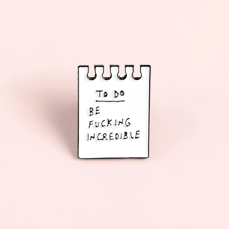 Бумажная полоска для заметок To Do List Be Incredible булавки белый лист деловой костюм