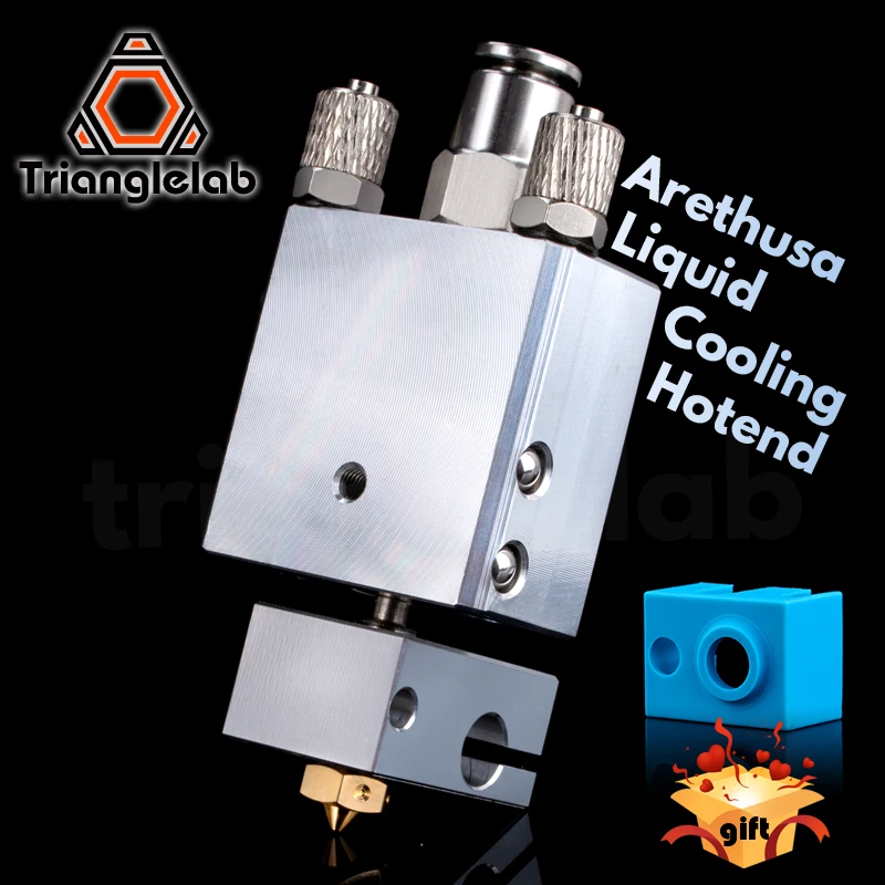 Охлаждающая жидкость Trianglelab Arethusa Hotend для 3d печати Peek PA нить E3D V6 HOTEND Titan с водяным