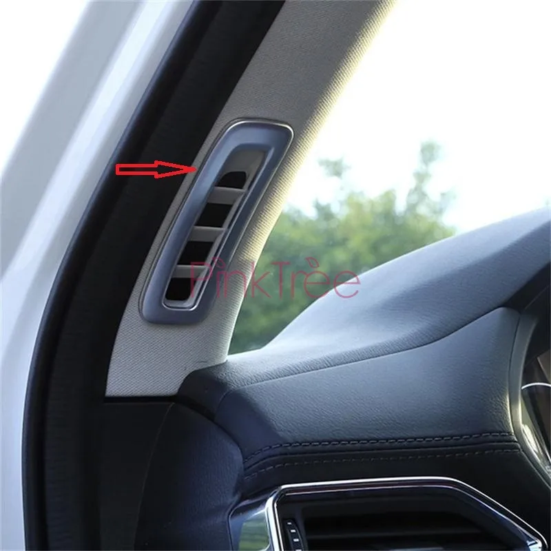 

For Mazda CX-5 CX5 2017 2018 2019 Car Air Condition Vent Outlet Cover Interior Accessories Trims Car Styling Accessories
