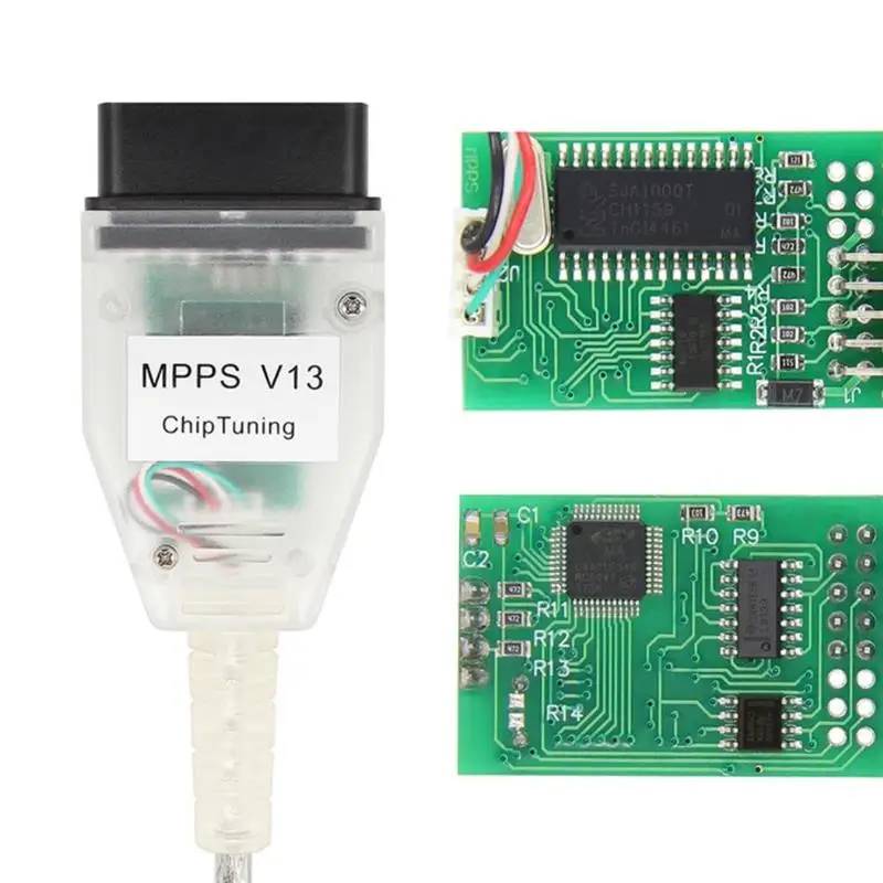 

Диагностический кабель MPPS V13.02 OBD2, ECU Программатор, инструмент для диагностики автомобиля, кабель, автомобильные аксессуары