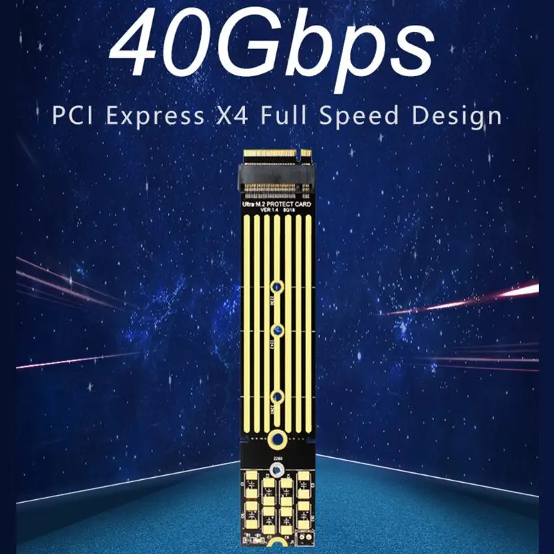 M.2 NVME Расширенная защитная карта от 2280 до 22110 SSD самодельная пластина с
