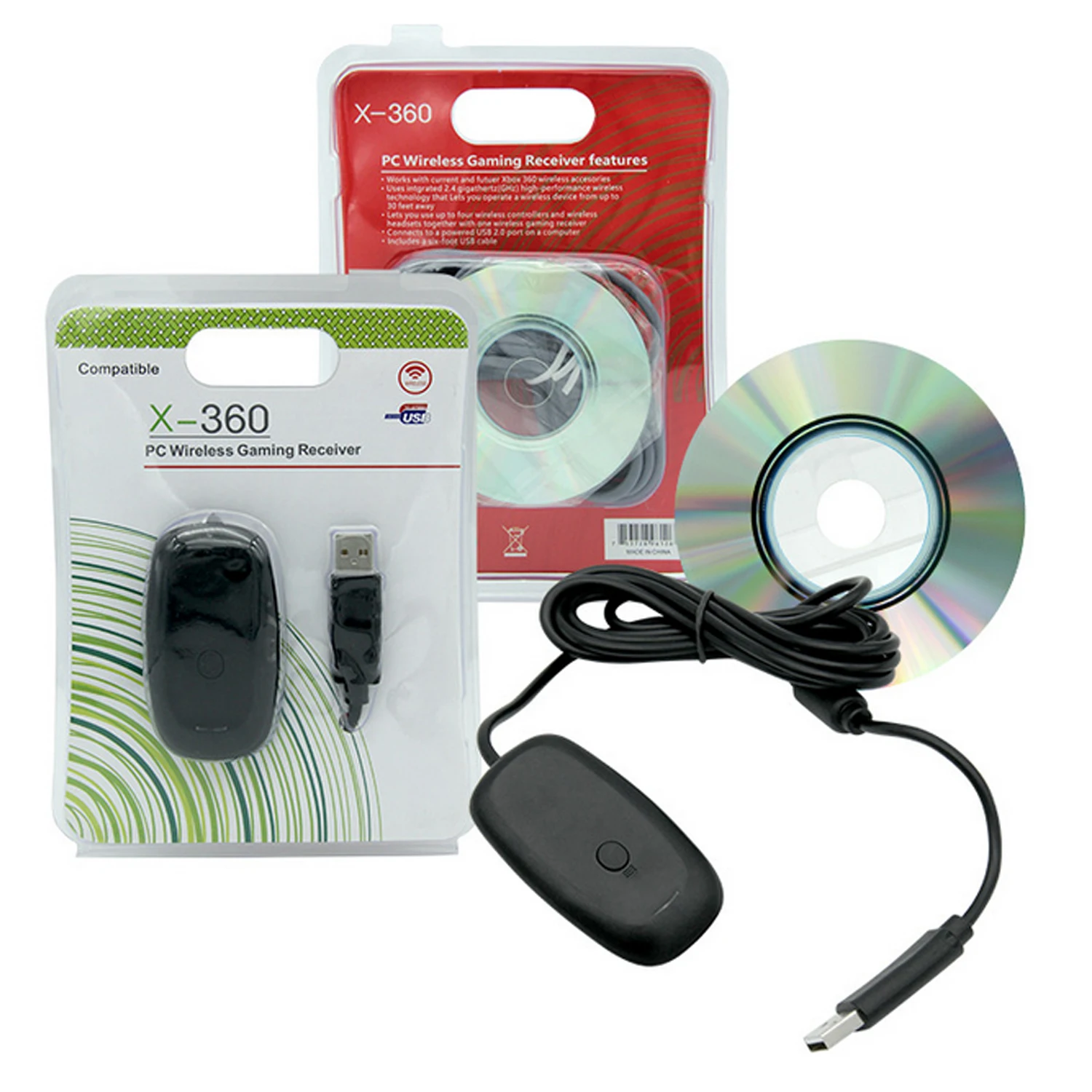 Vococal USB беспроводной контроллер геймпад пк ноутбук игровой приемник адаптер для