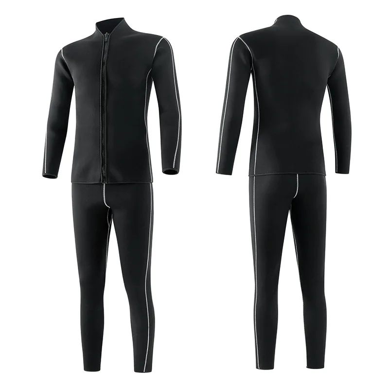 3MM / 5MM Neoprene Wetsuit Scuba diving suit men women spearfishing Snorkeling Surfing swimsuit winter thermal 2 pieces Wetsuit