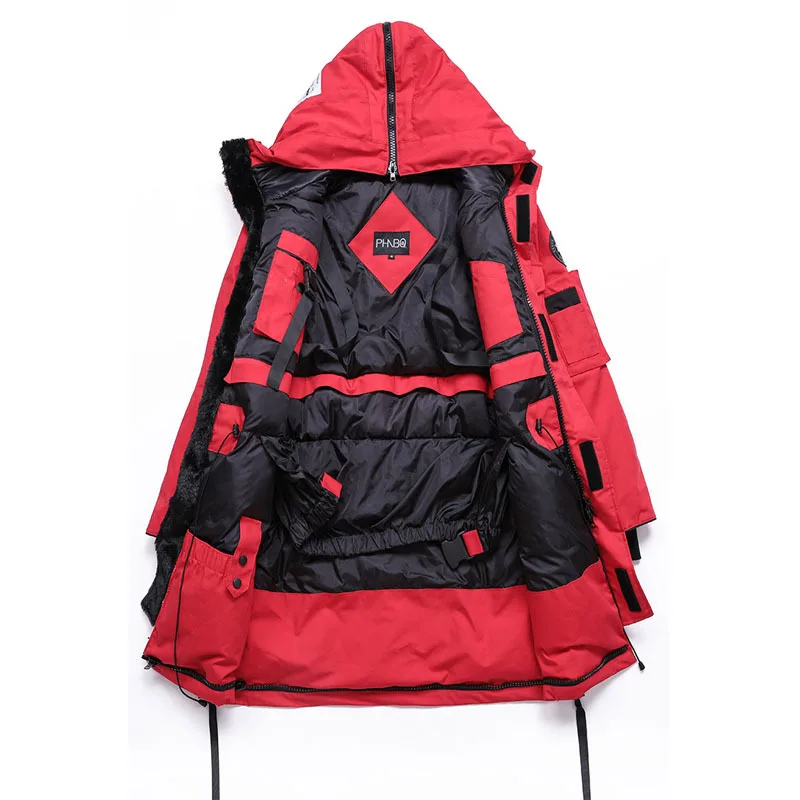 Корейская версия нового пуховика 2019 толстый большой размер для мужчин и женщин