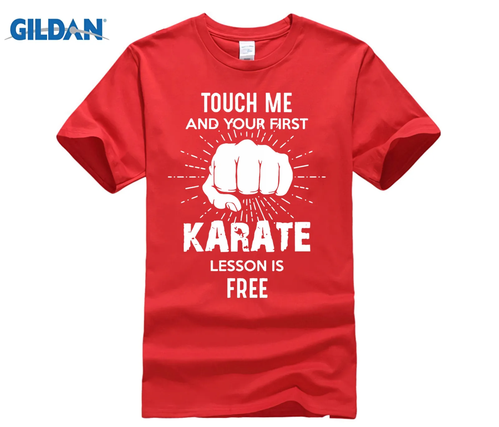 Горячие предложения Стиль Каратэ малыш ниндзя солнце мужская футболка