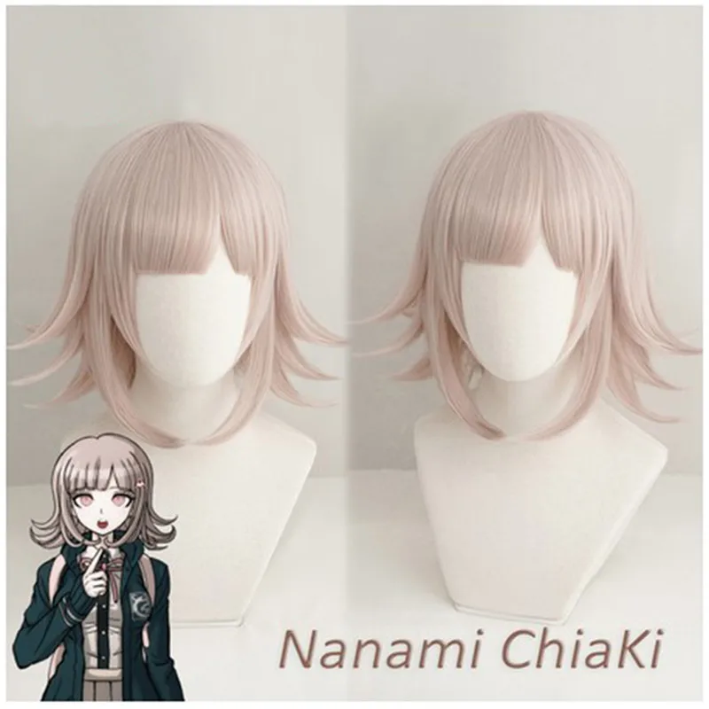 

Парик NANAMI CHIAKI Super Danganronpa косплей парик Аниме Косплей волосы синтетические термостойкие женские волосы