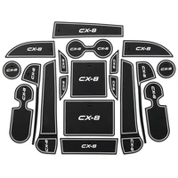 19pcs for mazda cx 8 cx8 cx 8 rubber car door groove mat anti slip cup pad interior decoration gate slot pad accessories styling