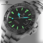 Часы PAGANI DESIGN Мужские автоматические механические, водонепроницаемые деловые наручные часы с сапфировым стеклом из нержавеющей стали, 2020