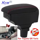 Подлокотник для Toyota GR Yaris, подлокотник для Toyota Yaris Cross, внутренние детали для автомобильного подлокотника, детали для подлокотника с USB светодиодный ОД 2020 2021