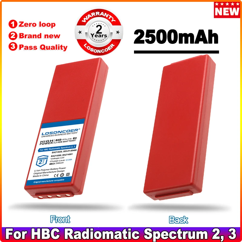 Аккумулятор 2500 мА · ч 005-01-00466 BA213020 BA214060 BA214061 для HBC радиоматического спектра 2 3