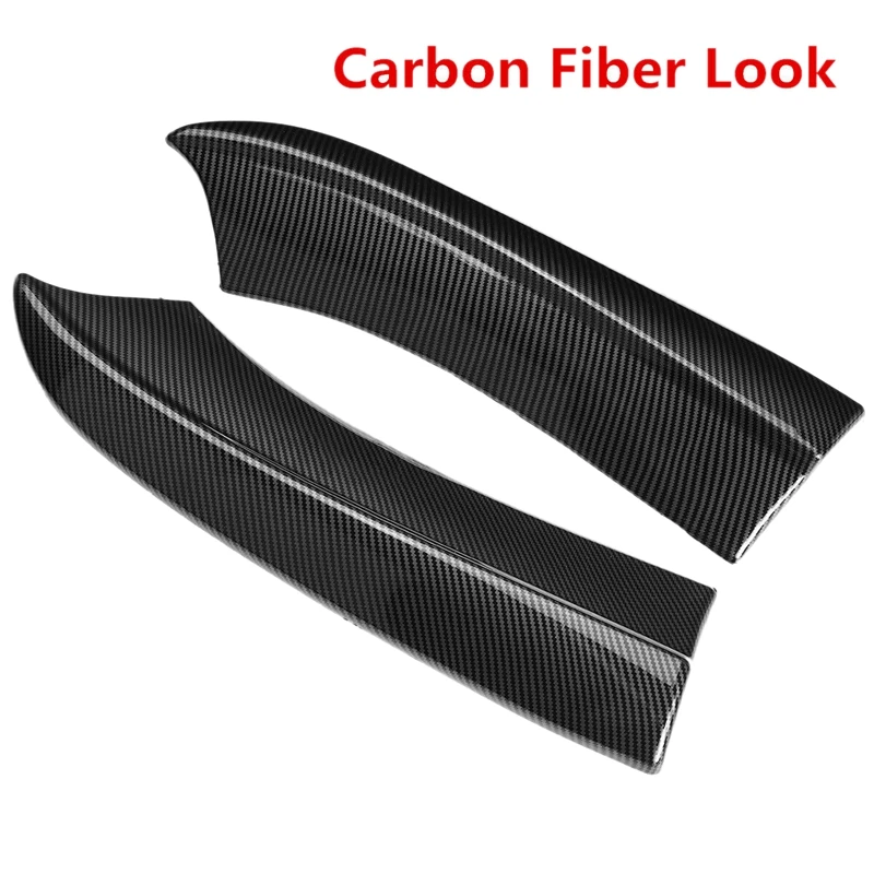 Top!-Carbon Fiber Look Car Rear Bumper Lip Splitters Canards Side Aprons Cover for Dodge Charger SRT RT SXT 2015-2021 | Автомобили и