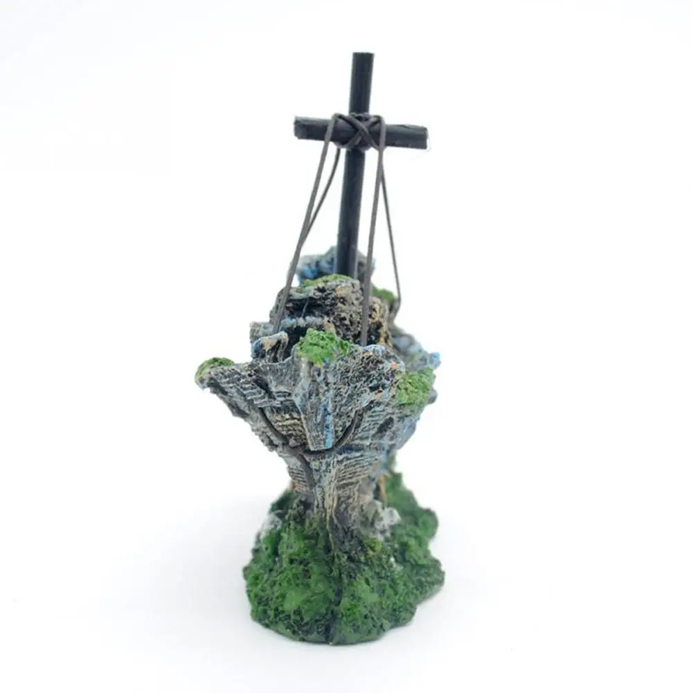 Креативный пиратский корабль аквариумный орнамент аквариум для ландшафтного