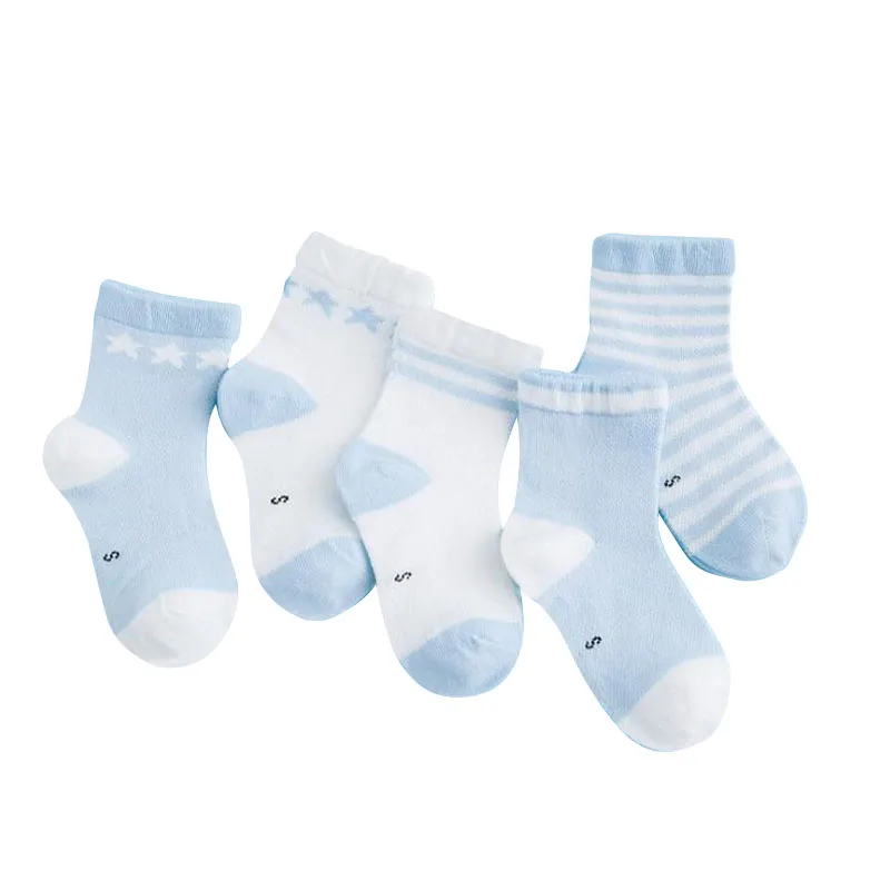 

new 5Pairs/lot 0-2Y Infant Baby Socks Baby Socks for Girls Cotton Mesh Cute Newborn Boy Toddler Socks Baby Clothes Accessories