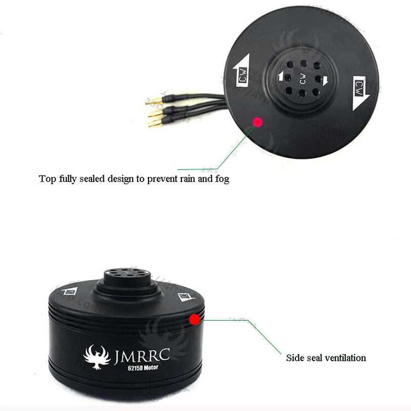 1 шт. 6215 KV170 KV330 бесщеточный двигатель Quick Release 80A ESC CW CCW водонепроницаемый Пропеллер