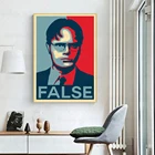 Искусственный постер Dwight Schrute, фотография, Картина на холсте, винтажный Настенный декор для гостиной