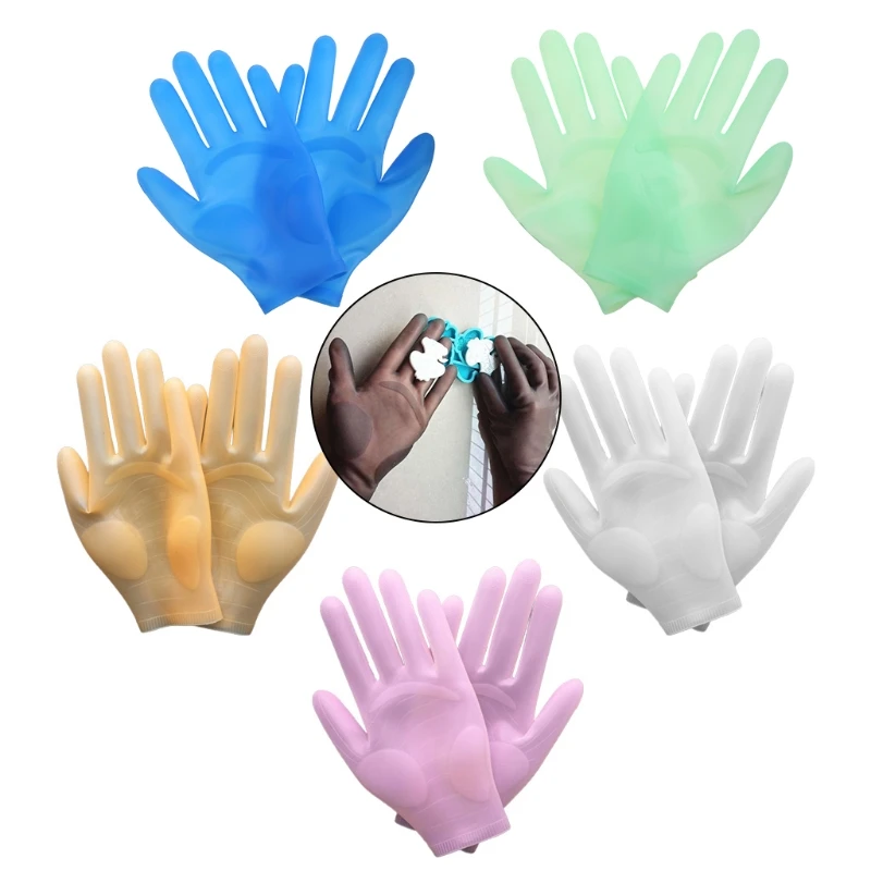 

Reusable Safe Silicone Gloves for Epoxy Resin Casting Jewelry Making Mitten R2LE