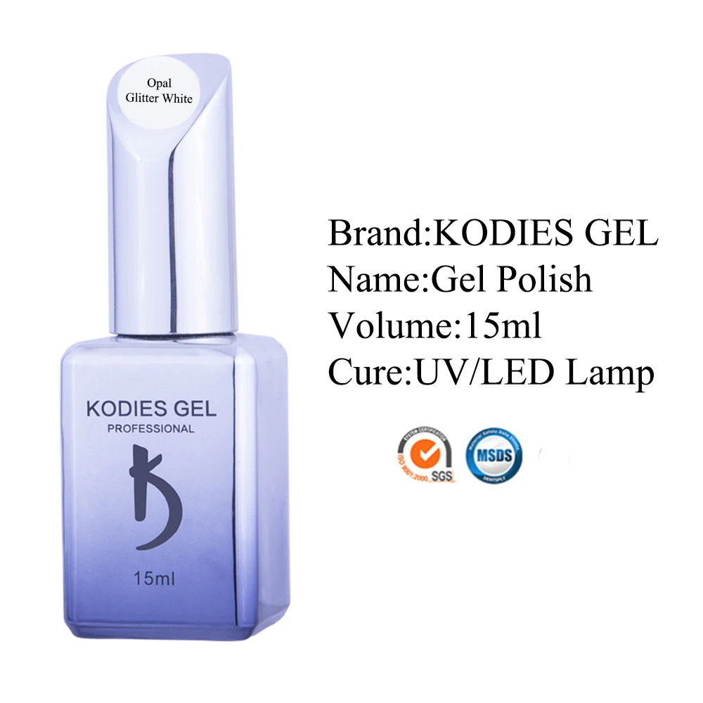 Гель KODIES новинка 80 цветов Гель-лак для ногтей 15 мл УФ/светодиодный французский