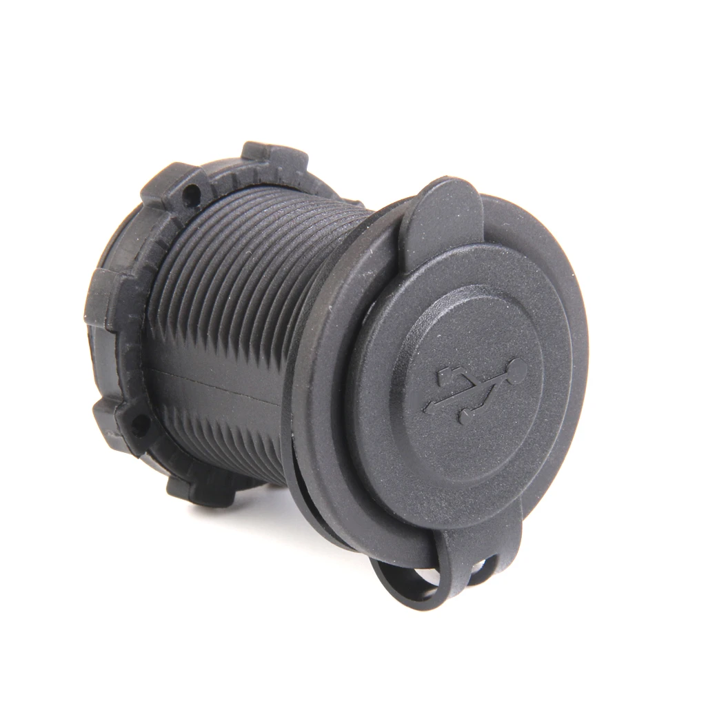 

Motorcycle 3.1A Dual USB 12V DC Charger Socket Voltage Voltmeter Panel