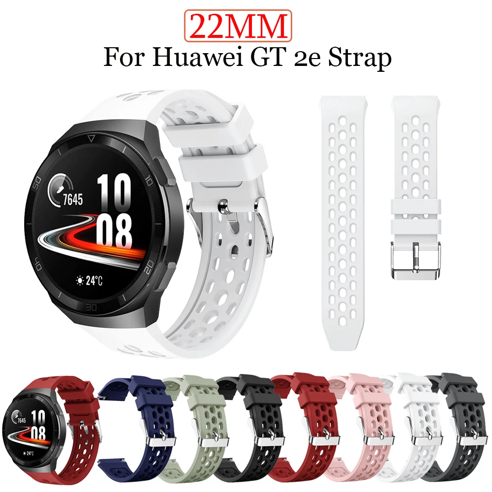 

Ремешок силиконовый для смарт-часов Huawei Watch GT 2e, оригинальный спортивный сменный Браслет Для Huawei GT2e